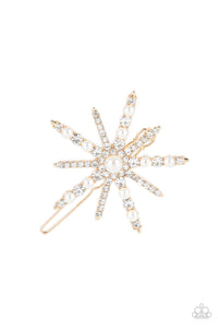 Paparazzi 🔆 Leading Luminary - Gold Hair Clip
