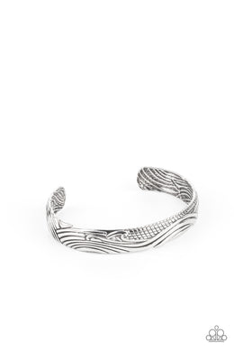 oak-sisters-jewelry-tidal-trek-silver-mens bracelet-paparazzi-accessories-by-lisa