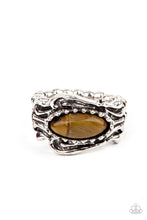 Load image into Gallery viewer, oak-sisters-jewelry-gemstone-gypsy-brown-ring-paparazzi-accessories-by-lisa
