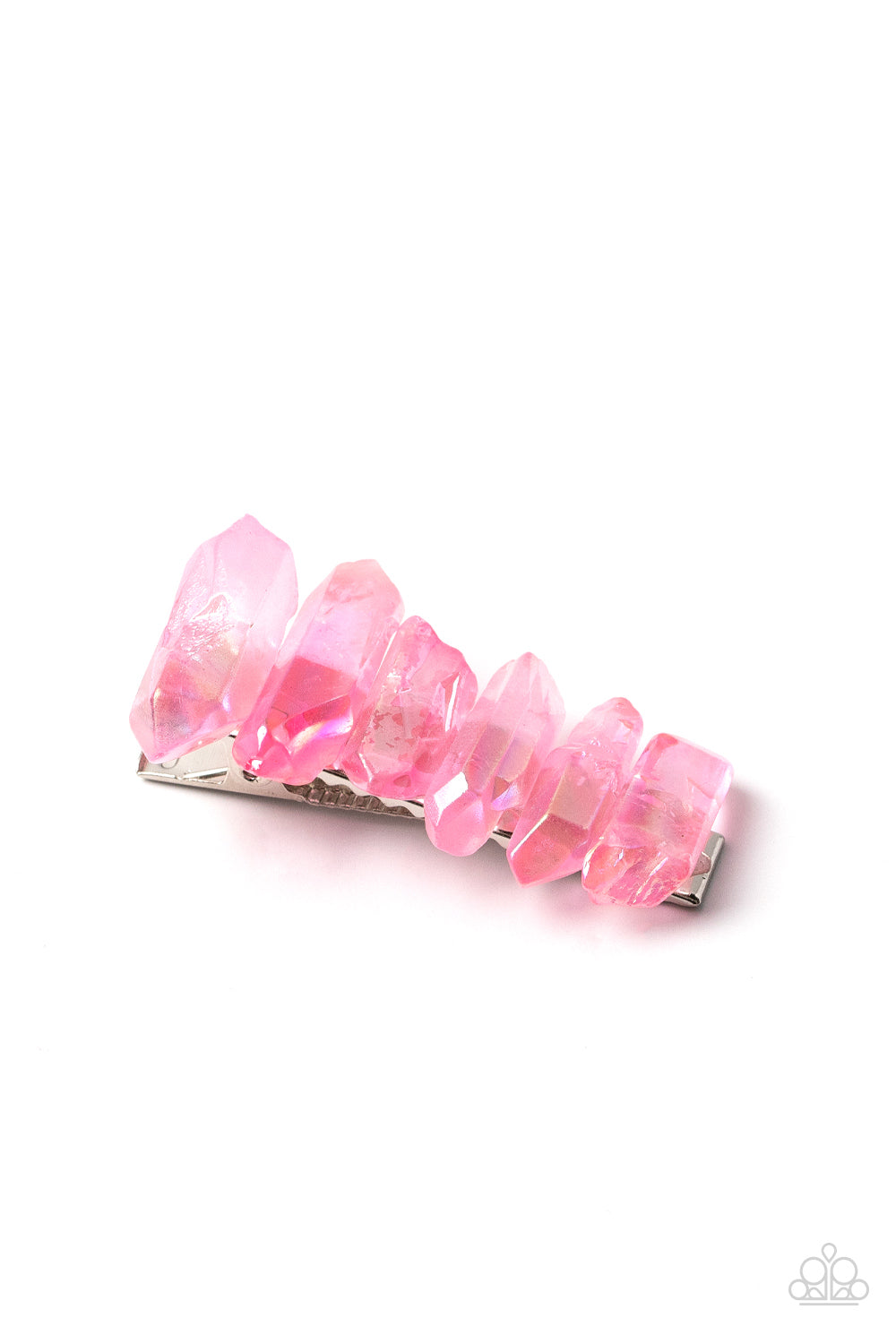 oak-sisters-jewelry-crystal-caves-pink-hair clip-paparazzi-accessories-by-lisa