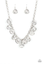 Load image into Gallery viewer, oak-sisters-jewelry-spot-on-sparkle-white-necklace-paparazzi-accessories-by-lisa
