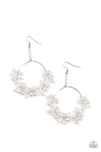 Load image into Gallery viewer, oak-sisters-jewelry-floating-gardens-white-earrings-paparazzi-accessories-by-lisa
