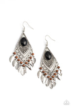 Load image into Gallery viewer, oak-sisters-jewelry-earthy-etiquette-black-earrings-paparazzi-accessories-by-lisa
