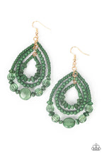 Load image into Gallery viewer, oak-sisters-jewelry-prana-party-green-earrings-paparazzi-accessories-by-lisa
