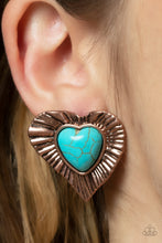 Load image into Gallery viewer, Paparazzi 🔆 Rustic Romance - Copper Post Earrings

