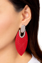 Load image into Gallery viewer, Paparazzi 🔆 Wildly Workable - Red Post Earrings
