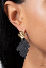 Load image into Gallery viewer, Paparazzi 🔆 Crimped Couture - Gold Post Earrings
