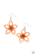 Load image into Gallery viewer, oak-sisters-jewelry-botanical-bonanza-orange-earrings-paparazzi-accessories-by-lisa
