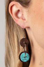 Load image into Gallery viewer, Paparazzi 🔆 Artisanal Aesthetic - Blue Earrings
