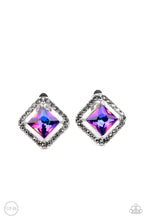 Load image into Gallery viewer, oak-sisters-jewelry-cosmic-catwalk-purple-clip-on-paparazzi-accessories-by-lisa
