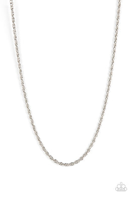 oak-sisters-jewelry-industrial-interval-silver-mens necklace-paparazzi-accessories-by-lisa