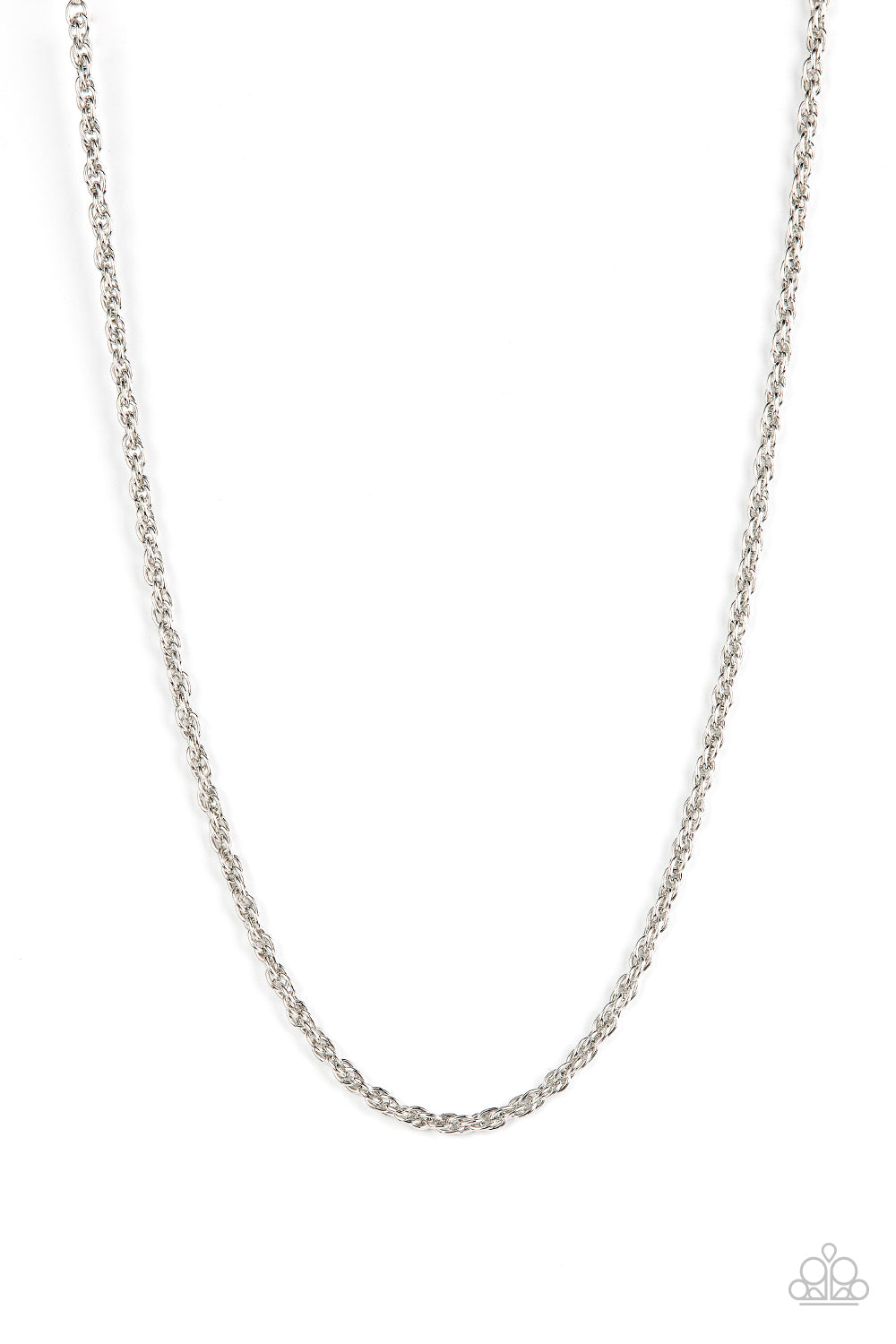 oak-sisters-jewelry-industrial-interval-silver-mens necklace-paparazzi-accessories-by-lisa
