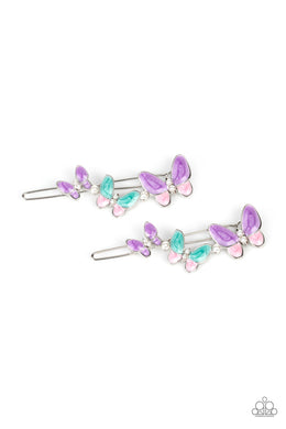 oak-sisters-jewelry-bushels-of-butterflies-multi-hair clip-paparazzi-accessories-by-lisa