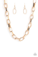 Load image into Gallery viewer, oak-sisters-jewelry-motley-in-motion-gold-necklace-paparazzi-accessories-by-lisa
