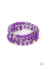 Load image into Gallery viewer, oak-sisters-jewelry-vibrant-verve-purple-bracelet-paparazzi-accessories-by-lisa
