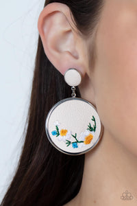 Paparazzi 🔆 Embroidered Gardens - Multi Post Earrings