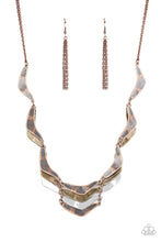 Load image into Gallery viewer, oak-sisters-jewelry-mixed-metal-mecca-copper-necklace-paparazzi-accessories-by-lisa
