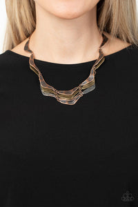 Paparazzi 🔆 Mixed Metal Mecca - Copper Necklace