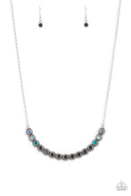 Load image into Gallery viewer, oak-sisters-jewelry-throwing-shades-blue-necklace-paparazzi-accessories-by-lisa
