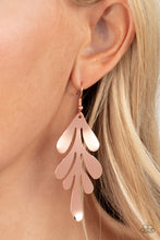 Load image into Gallery viewer, Paparazzi 🔆 A FROND Farewell - Copper Earrings
