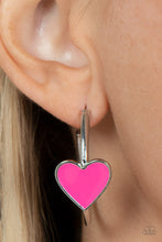 Load image into Gallery viewer, Paparazzi 🔆 Kiss Up - Pink Earrings
