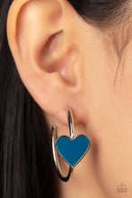 Load image into Gallery viewer, Paparazzi 🔆 Kiss Up - Blue Earrings
