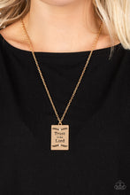 Load image into Gallery viewer, Paparazzi 🔆 All About Trust - Gold Necklace
