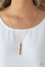 Load image into Gallery viewer, Paparazzi 🔆 Matt 7:7 - Gold Necklace
