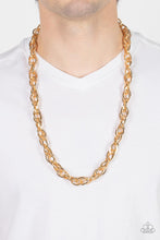 Load image into Gallery viewer, Paparazzi 🔆 Custom Couture - Gold Mens Necklace
