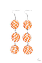Load image into Gallery viewer, oak-sisters-jewelry-laguna-lanterns-orange-earrings-paparazzi-accessories-by-lisa
