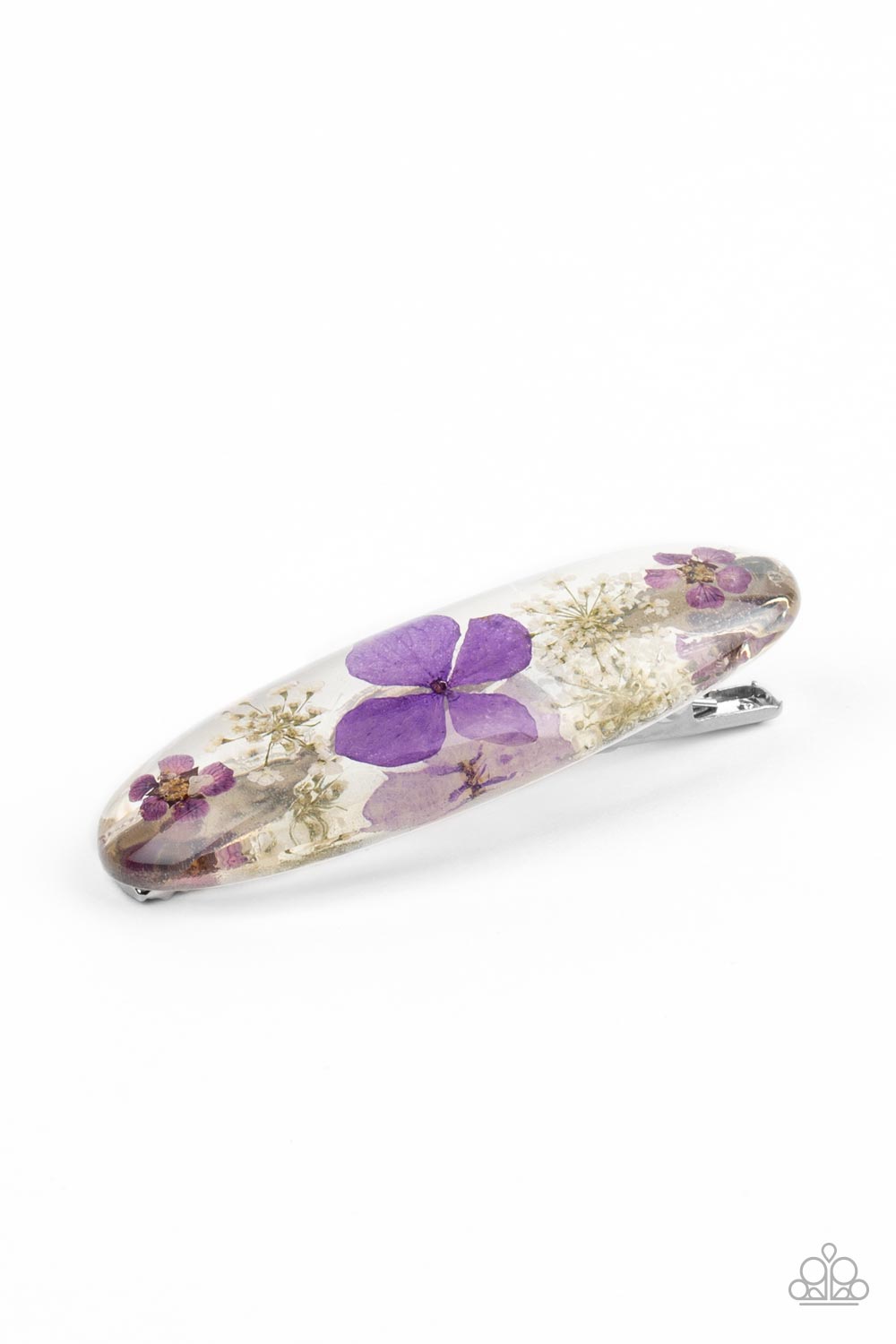 oak-sisters-jewelry-floral-flurry-purple-hair clip-paparazzi-accessories-by-lisa