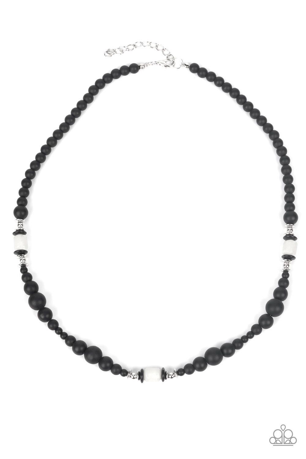 oak-sisters-jewelry-stone-synchrony-white-mens necklace-paparazzi-accessories-by-lisa
