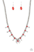 Load image into Gallery viewer, oak-sisters-jewelry-luck-of-the-west-red-paparazzi-accessories-by-lisa
