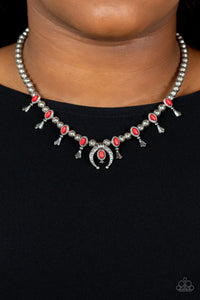 Paparazzi 🔆 Luck Of The West - Red Necklace