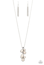 Load image into Gallery viewer, oak-sisters-jewelry-wild-bunch-flair-white-necklace-paparazzi-accessories-by-lisa
