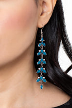 Load image into Gallery viewer, Paparazzi 🔆 Fanciful Foliage - Blue Earrings
