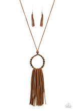 Load image into Gallery viewer, oak-sisters-jewelry-namaste-mama-brown-necklace-paparazzi-accessories-by-lisa

