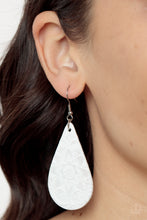 Load image into Gallery viewer, Paparazzi 🔆 Subtropical Seasons - White Earrings
