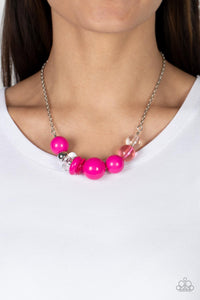 Paparazzi 🔆 Bauble Bonanza - Pink Necklace