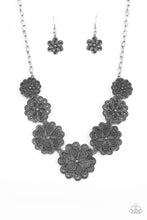 Load image into Gallery viewer, oak-sisters-jewelry-basketful-of-blossoms-silver-necklace-paparazzi-accessories-by-lisa
