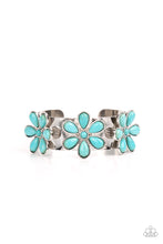 Load image into Gallery viewer, oak-sisters-jewelry-desert-flower-patch-blue-bracelet-paparazzi-accessories-by-lisa
