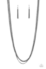 Load image into Gallery viewer, oak-sisters-jewelry-undauntingly-urban-black-necklace-paparazzi-accessories-by-lisa
