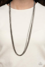 Load image into Gallery viewer, Paparazzi 🔆 Undauntingly Urban - Black Necklace
