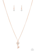 Load image into Gallery viewer, oak-sisters-jewelry-prized-key-player-copper-necklace-paparazzi-accessories-by-lisa
