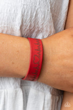 Load image into Gallery viewer, Paparazzi 🔆 Haute Heartbeat - Red Bracelet
