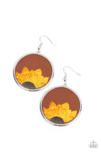Load image into Gallery viewer, oak-sisters-jewelry-sun-kissed-sunflowers-brown-paparazzi-accessories-by-lisa
