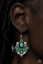 Load image into Gallery viewer, Paparazzi 🔆 Glitzy Go-Getter - Green Earrings
