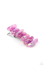 Load image into Gallery viewer, oak-sisters-jewelry-crystal-caves-purple-hair clip-paparazzi-accessories-by-lisa
