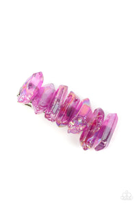 Paparazzi 🔆 Crystal Caves - Purple Hair Clip