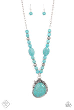 Load image into Gallery viewer, oak-sisters-jewelry-southwest-paradise-blue-necklace-paparazzi-accessories-by-lisa

